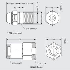 Béc Phun Dầu DANFOSS Cho Đầu Đốt