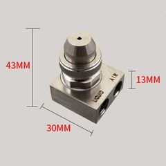 Béc Phun Hai Hỗn Hợp Khí Nước Bằng Thép Không Gỉ Làm Ẩm Và Loại Bỏ Bụi