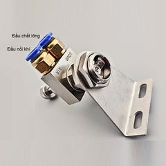 Béc Phun Hai Hỗn Hợp Khí Nước Bằng Thép Không Gỉ Làm Ẩm Và Loại Bỏ Bụi