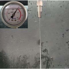 Béc Phun Inox Không Gỉ Thân Bằng Đồng Thau Khảm Bằng Ruby Hoặc Gốm Cắt Cạnh Nước