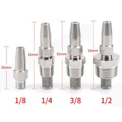 Béc Phun Inox Không Gỉ Thân Bằng Đồng Thau Khảm Bằng Ruby Hoặc Gốm Cắt Cạnh Nước