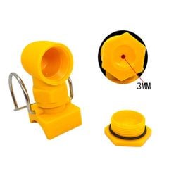 Béc Phun Làm Mát Kẹp Ống Tháo Lắp Nhanh Bằng Nhựa PP DN20 DN25 Góc 80°