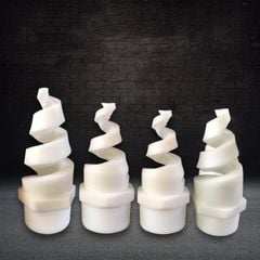 Béc Phun Nước Dạng Xoắn Ốc Bằng Sứ Ceramic DN15