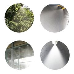 Béc Phun Nước Hình Quạt Làm Sạch Bụi Bằng Nhựa PP