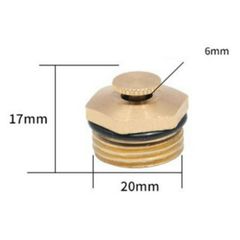 Béc tưới phun mưa ren đồng 21 xòe 360 độ chất lượng cao