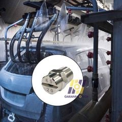 Béc Xịt Rửa Xe H/U-HVV DN6-DN20 Bằng Inox 304 Góc Phun 25° 45° 65°