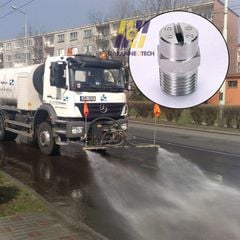 Béc Xịt Rửa Xe H/U-HVV DN6-DN20 Bằng Inox 304 Góc Phun 25° 45° 65°