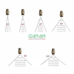 Béc Xịt Rửa Xe H/U-HVV DN6-DN20 Bằng Inox 304 Góc Phun 95° 110°