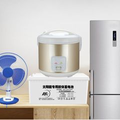 Bình ắc quy AK 12V 100-150-200AH dùng trong máy phát điện, hệ thống điện năng lượng mặt trời