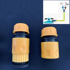 Béc Phun Nước Tưới Cây Tự Động 3 Trục Xoay 360° Dạng Cánh Bằng Nhựa ABS