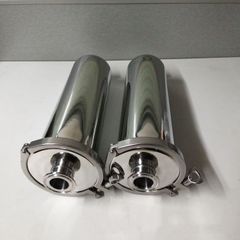 Bộ Lọc Màng Vi Xốp Lọc Tách Khí Lỏng Lõi Đơn Có Van Xả inox 304 Dùng Để Vệ Sinh Nghành Dược