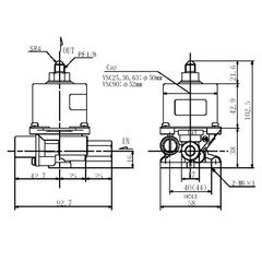 Bơm Điện Từ VSC63A5 Bơm Dầu Thực Vật, Cồn Methanol Cho Thiết Bị Nhà Bếp - Bơm Dầu Đầu Đốt Của Hãng NIPPON CONTROL KOGYO Nhật Bản