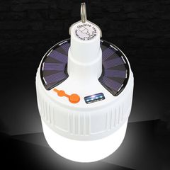 Bóng Đèn Năng Lượng Mặt Trời Trong Nhà 40W Có remote - Đèn Cắm Trại - Đèn Khẩn Cấp