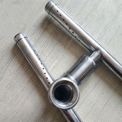 Béc Phun Xịt Rửa Vệ Sinh Bồn Bể Hình Chữ T Phun Xoay 360 Độ Bằng Thép Không Gỉ 304