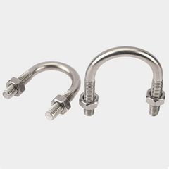 Bu Lông Chữ U - Cùm U Ôm Ống Bằng Thép Không Gỉ M8 M10