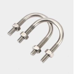 Bu Lông Chữ U - Cùm U Ôm Ống Bằng Thép Không Gỉ M8 M10