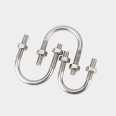 Bu Lông Chữ U - Cùm U Ôm Ống Bằng Thép Không Gỉ M8 M10