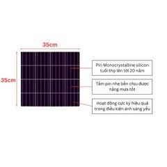 Máy Phát Điện Năng Lượng Mặt Trời 220V Công Suất 10W-100W Pin Lithium 12V Bền, Nhỏ Gọn, Dễ Mang Theo