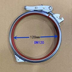 Đai Kẹp Ống Gió - Cùm Kẹp Nối Nhanh Ống Gió Inox Hoặc Mạ Kẽm Có Thể Điều Chỉnh φ80mm - φ300mm