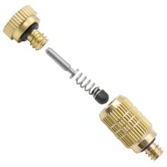 Đầu Béc Phun Sương Bằng Đồng Thau + Thép Không Gỉ Giảm Bụi, Làm Mát, Tưới Cây, Tưới Lan