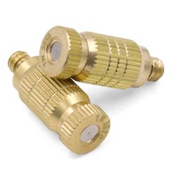 Đầu Béc Phun Sương Bằng Đồng Thau + Thép Không Gỉ Giảm Bụi, Làm Mát, Tưới Cây, Tưới Lan