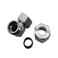 Đầu Nối Cong - Khớp Nối Khuỷu Tay Góc Vuông Nối Ống Dầu Thủy Lực Bằng Thép Không Gỉ 1C9 1D9