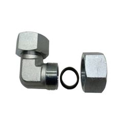 Đầu Nối Cong - Khớp Nối Khuỷu Tay Góc Vuông Nối Ống Dầu Thủy Lực Bằng Thép Không Gỉ 1C9 1D9