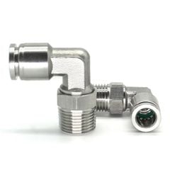 Đầu Nối Nhanh Khí Nén PC, PL Phi 4mm, 6mm, 8mm, 10mm,12mm Đầu Còn Lại Ren 1/8