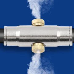 Đầu Nối Nhanh Nối Béc Phun Chất Liệu Đồng Thau (Mạ Niken) Cao Cấp Làm Ẩm, Giảm Bụi