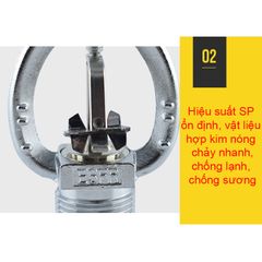Đầu Phun Chữa Cháy Tự Động ESFR-202/68° Hướng  Lên|Hướng  Xuống Hợp Kim Nóng Chảy