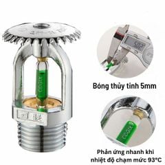 Đầu Phun Chữa Cháy Sprinkler 93 Độ C