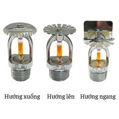 Đầu Phun Chữa Cháy Tự Động 57°C Màu Cam