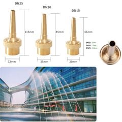 Đầu Phun Nước Nghệ Thuật Hình Tia Nước Ren Trong Phi 27mm