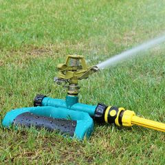 Đầu Phun Nước Cánh Đập Màu Rêu Phun Xoay 360° Điều Chỉnh Được Góc Phun, Chất Liệu Hợp Kim Kẽm Cao Cấp