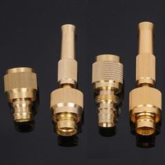 Đầu Vòi Xịt Tăng Áp Bằng Đồng Tăng Áp Lực Nước Xịt Rửa Xe, Tưới Cây Sân Vườn, Nhà Cửa