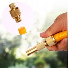 Đầu Vòi Xịt Tăng Áp Bằng Đồng Tăng Áp Lực Nước Xịt Rửa Xe, Tưới Cây Sân Vườn, Nhà Cửa