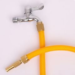 Đầu Vòi Xịt Tăng Áp Bằng Đồng Tăng Áp Lực Nước Xịt Rửa Xe, Tưới Cây Sân Vườn, Nhà Cửa