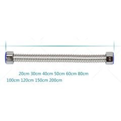 Dây Cấp Nước Inox 304 Không Gỉ Phi 21 Dài 1M Chịu Áp Cao, Chịu Nhiệt Tốt, Dây Mềm Có Thể Uốn Cong