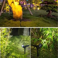 Đèn bãi cỏ năng lượng mặt trời chiếu sáng sân vườn, bãi cỏ, cây cảnh