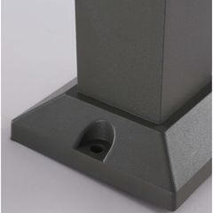 Đèn Led Sân Vườn Hình Trụ Dài 2W, Nhôm Tĩnh Điện, Màu Đen Có Chân Đế Đi Kèm