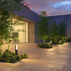 Đèn Led Sân Vườn Hình Trụ Dài 2W, Nhôm Tĩnh Điện, Màu Đen Có Chân Đế Đi Kèm