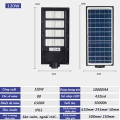 Đèn Led Năng Lượng Mặt Trời Sân Vườn, Đường Phố Công Suất 30-200W