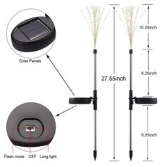 Đèn Năng Lượng Mặt Trời Cắm Đất Hình Hoa Bồ Công Anh 120 Led