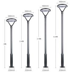 Đèn Năng Lượng Mặt Trời Cao Cấp Sân Vườn Công Viên Loại Không Thấm Nước