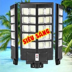 Đèn Ngoài Trời Năng Lượng Mặt Trời Sân Vườn Liền Thể 2 Cánh Có Cảm Biến Chuyển Động 800W, 1000W, 1200W