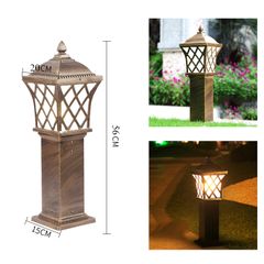 Đèn Trang Trí Sân Vườn Hình Lưới Kiểu Dáng Cổ Điển