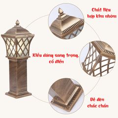 Đèn Trang Trí Sân Vườn Hình Lưới Kiểu Dáng Cổ Điển