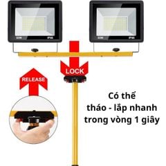 Đèn Pha Chiếu Sáng Di Động Có Chân Đế Dùng Cho Các Hoạt Động Ngoài Trời