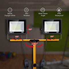 Đèn Pha Chiếu Sáng Di Động Có Chân Đế Dùng Cho Các Hoạt Động Ngoài Trời
