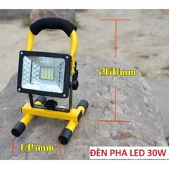 Đèn Pha LED 30W Đa Năng Siêu Tiết Kiệm Điện Chống Nước IP65